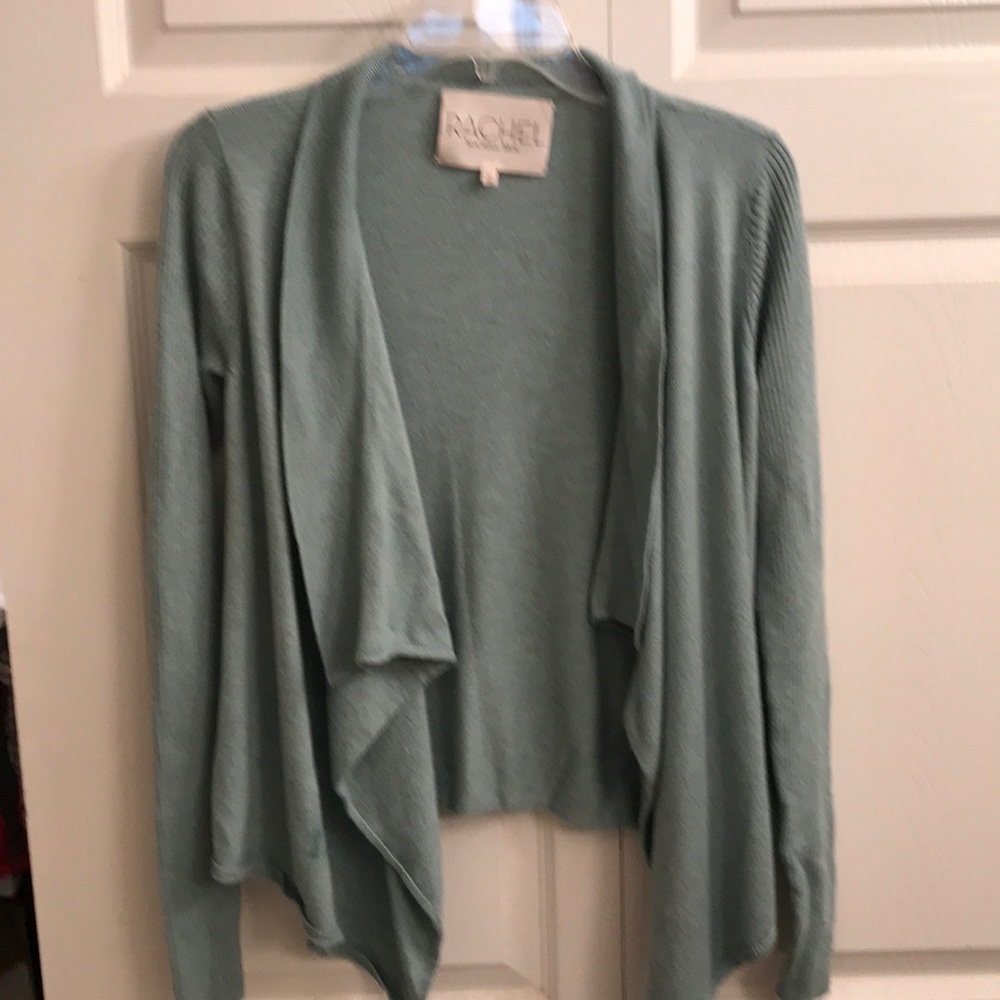 Light weight wrap sweater! Mint green